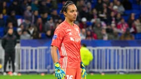 Sarah Bouhaddi avec l'OL féminin, le 16 novembre 2019