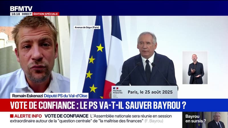 Vote de confiance du 8 septembre: 