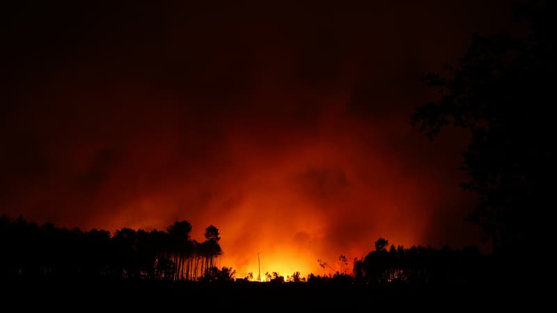 DIRECT. Incendies en France: l'incendie de Saumos en Gironde a parcouru plus de 1000 hectares, des milliers d'évacués