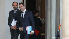 Édouard Philippe et Christophe Castaner - LUDOVIC MARIN / AFP