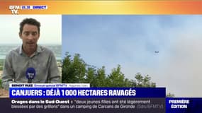 Incendie de Canjuers: déjà 1000 hectares de végétation ravagés