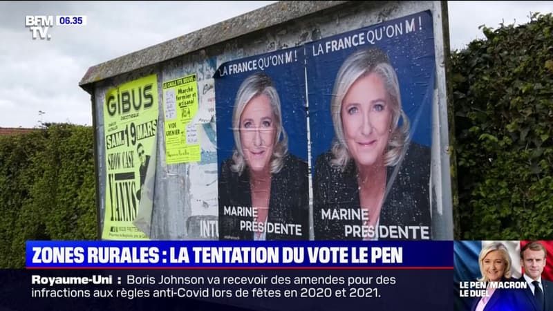 Présidentielle 2022: le vote rural en faveur de Marine Le Pen