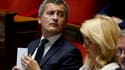 Le ministre français de l'Intérieur Gérald Darmanin (g) à l'Assemblée nationale à Paris, le 20 juin 2023
