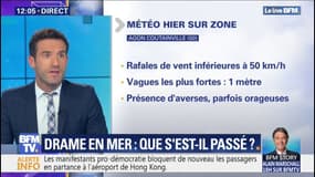 Comment était la Manche lors du naufrage au large d'Agon-Coutainville ?
