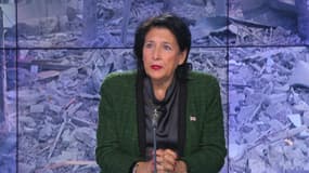 La présidente de la Géorgie Salomé Zourabichvili sur BFMTV le 2 mars 2022. 