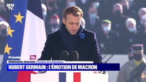 Inhumation d'Hubert Germain, dernier Compagnon de la Libération: l'émotion d'Emmanuel Macron - 11/11