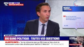 "Est-ce qu'on assiste à la fin de la Ve République?": Julien Aubert, vice-président des Républicains, répond à la question d'Alain, spectateur BFMTV