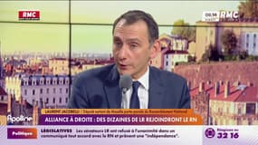 "Il faut saluer le courage d'Éric Ciotti qui a décidé de faire l'union nationale avec nous", souligne Laurent Jacobelli