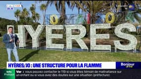 Hyères: une structure pour l'arrivée de la flamme olympique
