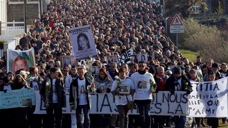 Lors de la marche organisée à La Bernerie-en-Retz samedi dernier en mémoire de Laëtitia, dont le corps a été retrouvé mardi. Le Syndicat de la magistrature explique que le ministère de la Justice avait décidé fin 2010 de ne pas pourvoir le poste manquant