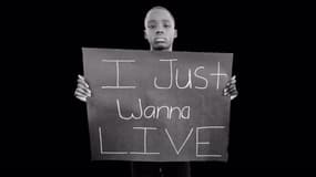 Keedron Bryant dans le clip de sa chanson "I Just Wanna Live"