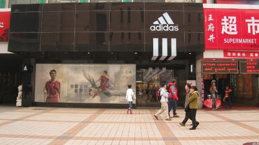 Adidas est déjà présent dans 1.000 villes en Chine