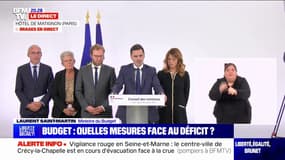Budget 2025: "Ce n'est ni une cure d'austérité ni un matraquage fiscal", affirme Laurent Saint-Martin, ministre du Budget 