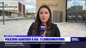 Aix-en-Provence: cinq jeunes condamnés pour avoir agressé des policers
