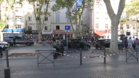 Les lieux de l'attaque au couteau à Marseille, le 2 septembre 2025