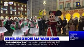 Des milliers de Niçois à la parade de Noël