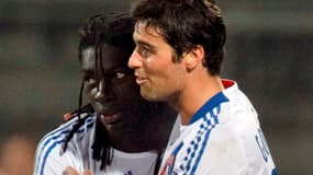 Bafétimbi Gomis et Yoann Gourcuff