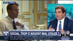 Propos de Macron sur les aides sociales: "Ils sont sont vulgaires, indécents", pour Jacob