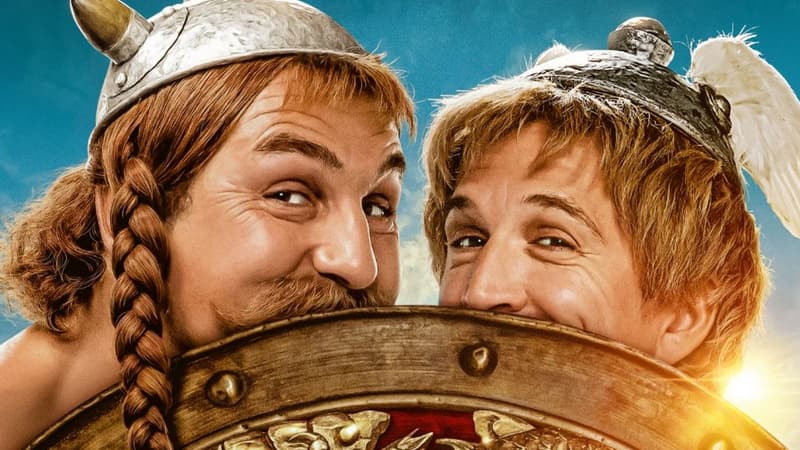 Guillaume Canet et Gilles Lellouche dans leurs costumes d'Astérix et Obélix