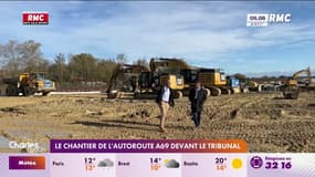 Le chantier de l'autoroute A69 devant le tribunal 