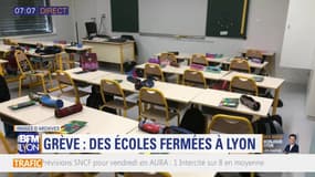 2e jour de grève: plusieurs écoles restent fermées à Lyon, les professeurs redoutent une baisse de leur retraite