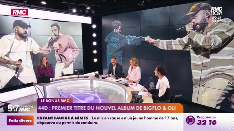 Le bonus RMC : 44D, premier titre du nouvel album de Bigflo & Oli - 20/02