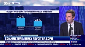 Bercy revoit sa copie: de 4% à 2,5% de croissance prévue cette année