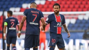 Kylian Mbappé et Neymar (PSG)