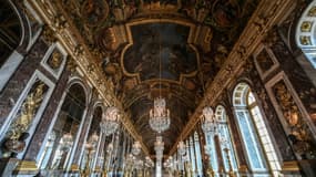 La galerie des glaces du château de Versailles le 10 décembre 2020 