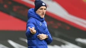 L'entraîneur de Chelsea Thomas Tuchel lors d'un match à Southampton, le 20 février 2021