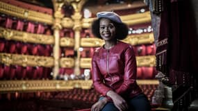 Pretty Yende photographiée à l'opéra Garnier à Paris, en septembre 2019.