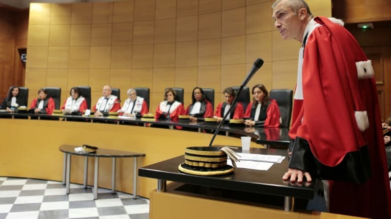 Franck Rastoul, alors procureur général à Bastia durant l'audience générale de rentrée au tribunal de Bastia, le 16 janvier 2017 (Illustration)