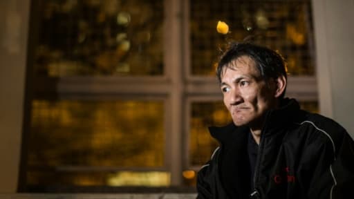 Ah-po lors de son interview avec l'AFP, le 9 mars 2016 Ah-po lors de son interview avec l'AFP, le 9 mars 2016