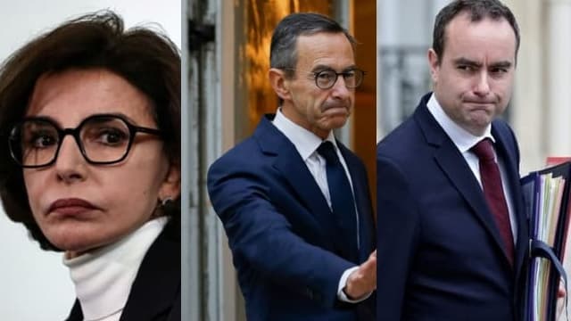 Rachida Dati, Bruno Retailleau et Sébastien Lecornu. Photo d'illustration