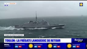 Toulon: après 7 mois de mission, la frégate Languedoc est de retour