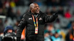 Bruce Mwape lors du match de Coupe du monde féminine Espagne-Zambie (5-0), le 26 juillet 2023