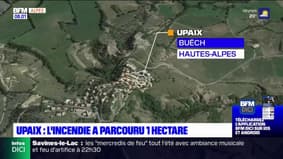 Hautes-Alpes: l'incendie a parcouru un hectare à Upaix, les pompiers toujours mobilisés ce mardi