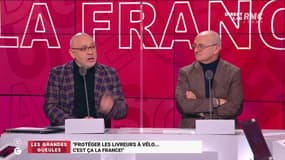 "Protéger les livreurs à vélo... C'est ça la France !" - 18/01
