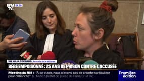 Bébé empoisonné: l'accusée condamnée à 25 ans de réclusion criminelle