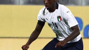 Moise Kean avec le maillot de l'Italie