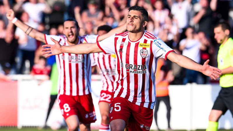Ait Nouri face au TFC, le 14 mai 2022.