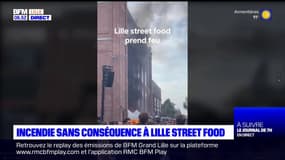 Lille Street Food: une friteuse prend feu, l'incendie maîtrisé rapidement