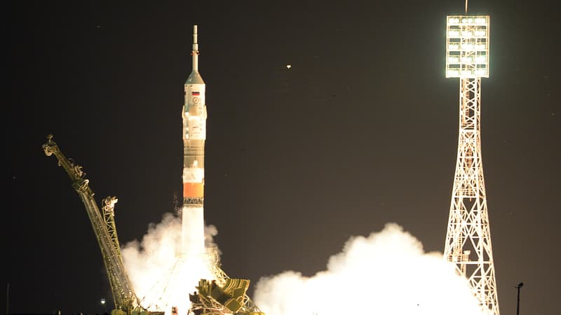 Une fusée Soyouz s'envole du cosmodrome de Baïkonour, en 2015. (photo d'illustration)
