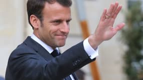 Emmanuel Macron à l'Élysée le 12 avril 2019.