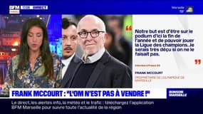 Marseille: "l'OM n'est pas à vendre" assure Frank McCourt
