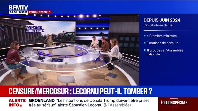 Assemblée nationale: 9 motions de censure déposées depuis juin 2024