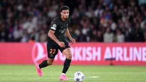 Warren Zaïre Emery lors de PSG-Dortmund, le 19 septembre 2023