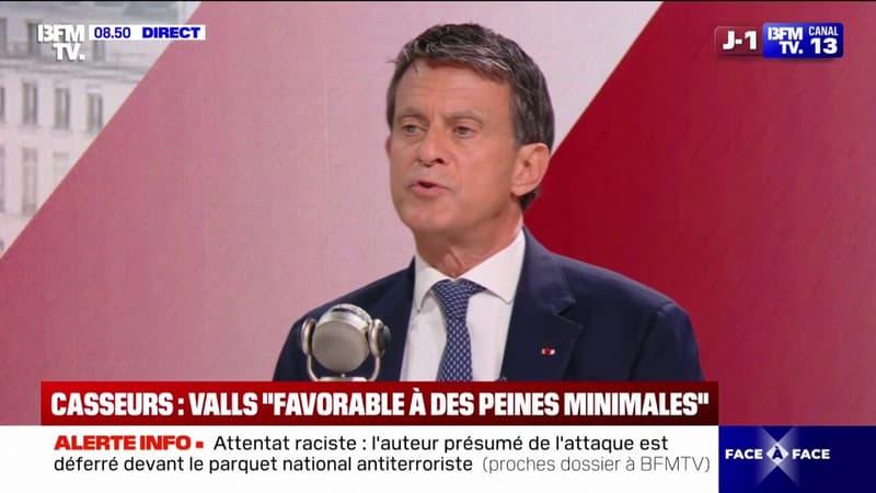 Débordements à Paris: Manuel Valls refuse d'utiliser le mot 