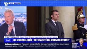 Philippe Ballard, député RN: "Emmanuel Macron n'arrête jamais de provoquer les Français"