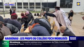 Haguenau: les professeurs et parents d'élèves du collège Foch mobilisés